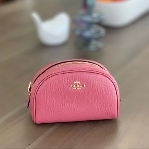 NWT Coach Dome Cosmetic Case in Rouge